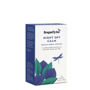 Dragonfly Tea Night Sky Calm