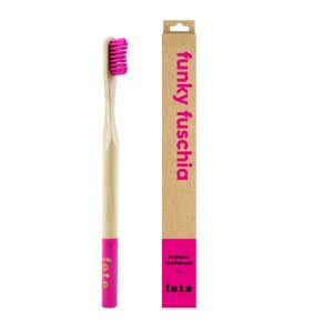 f.e.t.e. Adult's Firm Bamboo Toothbrush