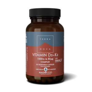 Terranova Vitamin D3 1000iu & K2 50µg Complex