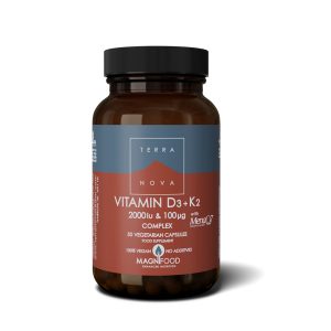 Terranova Vitamin D3 & K2 - 2000ius and 100ugs