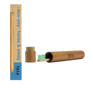 f.e.t.e. Bamboo Toothbrush Travel Case