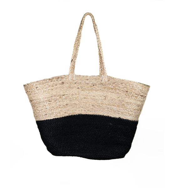 Turtle Bags Block Design Jute Basket