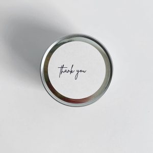 Hobo + Co Thank you travel candle